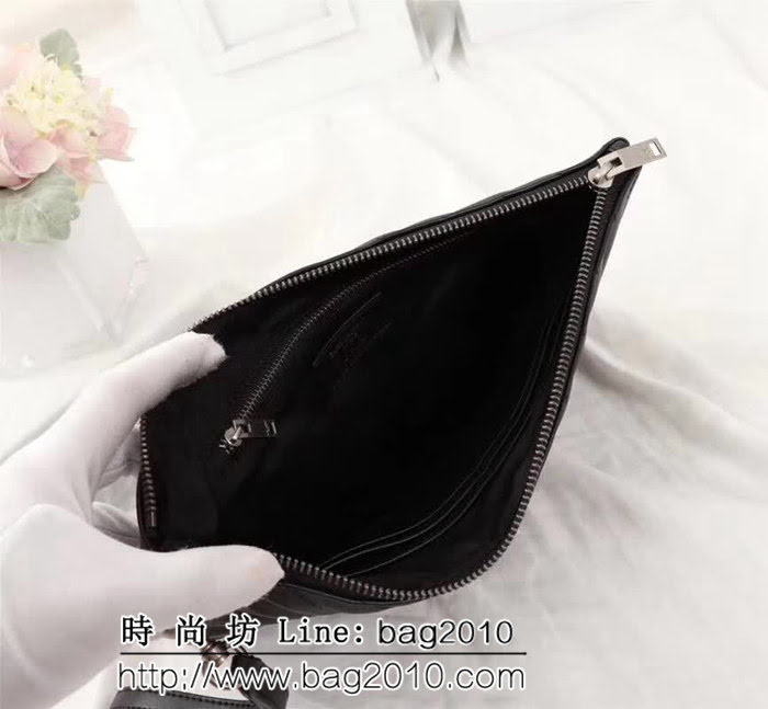 YSL聖羅蘭 最高版本 YvesSaintLaurent繡花線小牛皮手包 26619 YAS1101